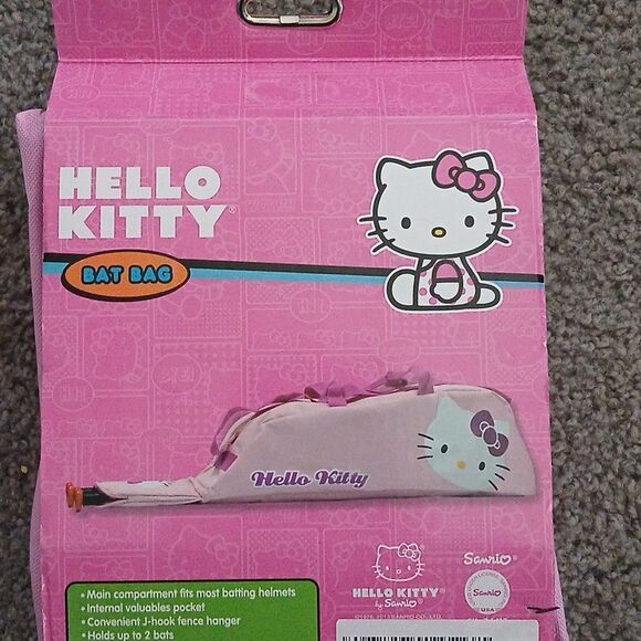 Hello Kitty Baseball Bat/Helmet Bag Pink 31"x7"x9" NEW - Picture 4 of 4